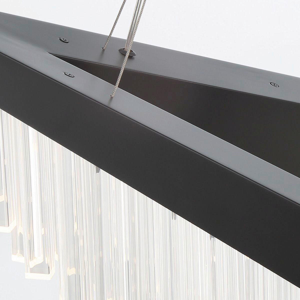 KRONLEUCHTER 81/119,4 cm   - Schwarz, Design, Kunststoff/Metall (81/119,4cm) - Elstead Lighting