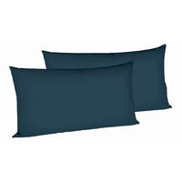 KOPFKISSENBEZUG 40/80 cm  - Blau, Basics, Textil (40/80cm) - Fleuresse