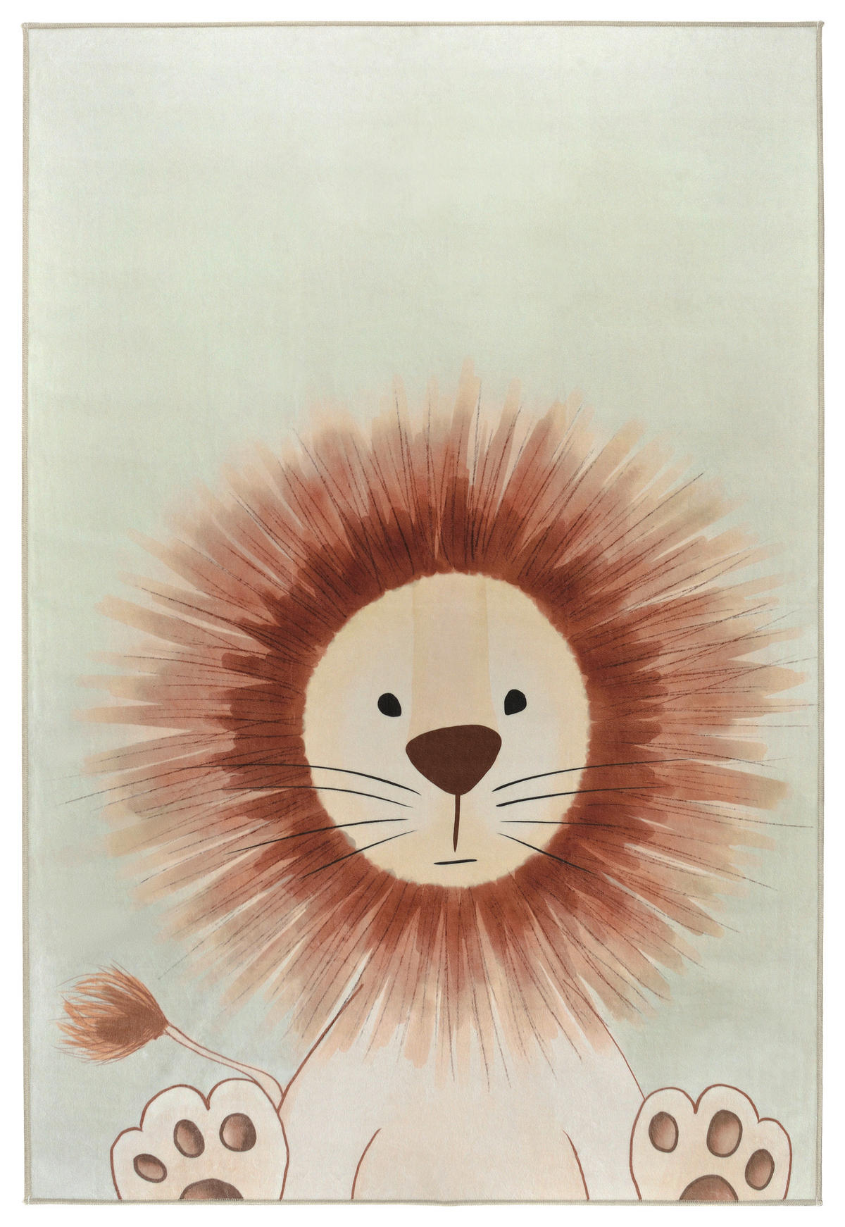 KINDERTEPPICH 120/180 cm LIVING-KIDS, waschbar  - Beige/Multicolor, Design, Kunststoff/Textil (120/180cm) - Lindorug