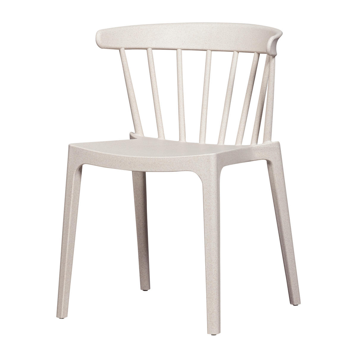 GARTENSTUHL-SET Weiß  - Weiß, MODERN, Naturmaterialien/Kunststoff (52/75/53cm) - Gardenson