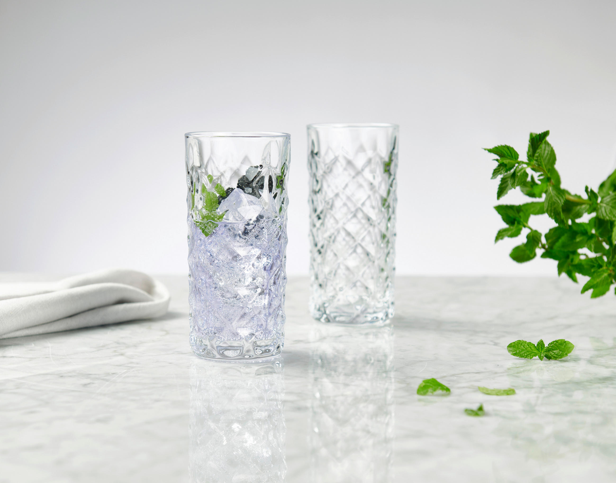 VIZESPOHÁR 330 ml  - áttetsző, Konventionell, Üveg (330ml) - Novel