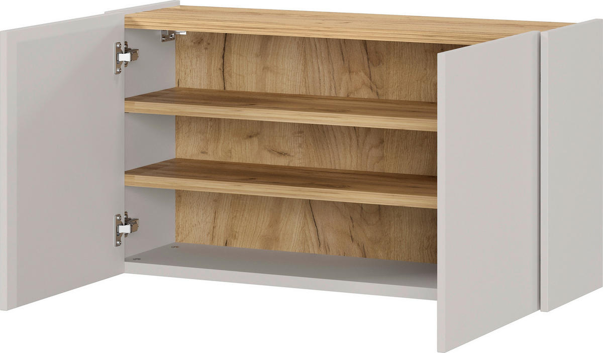 HÄNGESCHUHSCHRANK Eichefarben, Kaschmir  - Kaschmir/Eichefarben, Design, Holzwerkstoff (93/52/29cm)