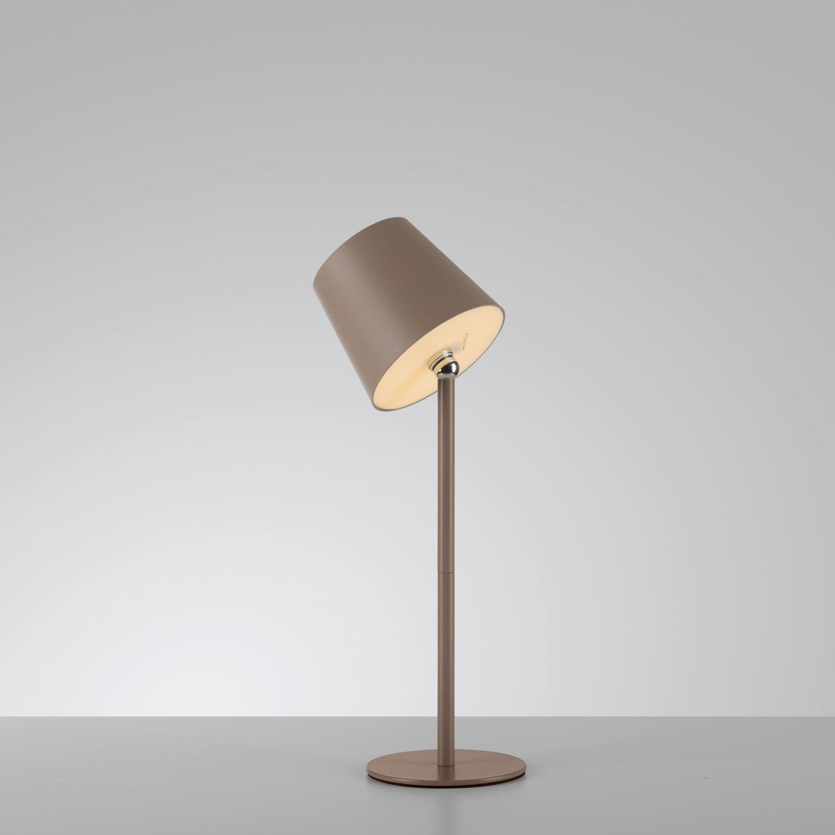 LED-TISCHLEUCHTE Boteria 11/11/37 cm   - Sandfarben, MODERN, Kunststoff/Metall (11/11/37cm)