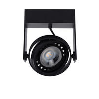 LED-DECKENLEUCHTE 16/6.5/16 cm   - Schwarz, Design (16/6.5/16cm) - Lucide