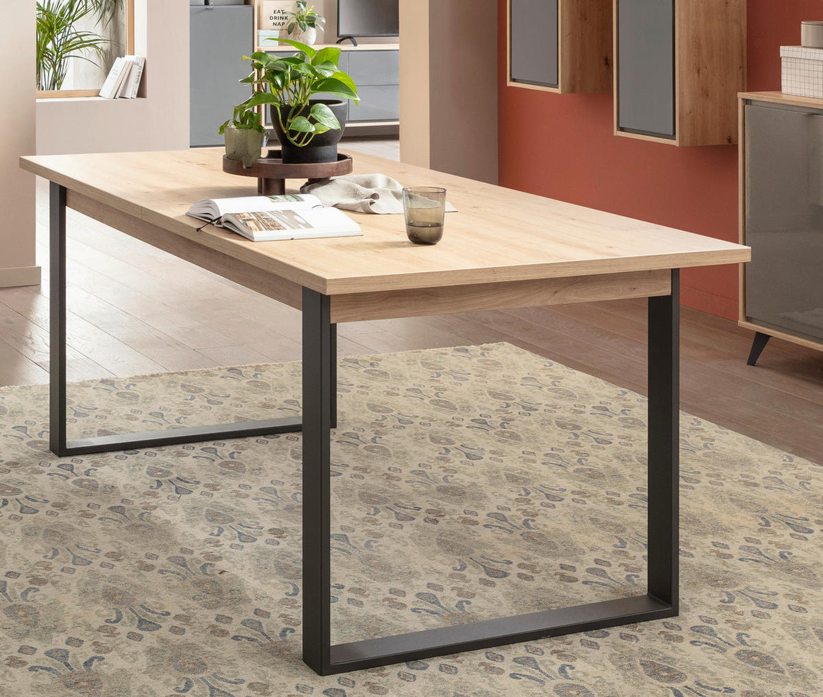JEDILNA MIZA,  - Moderno, leseni material (180-240/76/91cm) - Carryhome