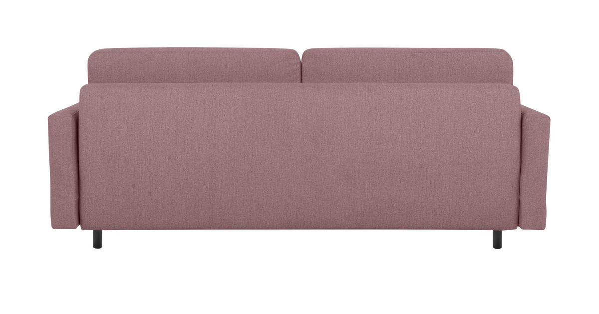 SCHLAFSOFA in Beere  - Beere/Buchefarben, Design, Holz/Textil (222/93/99cm) - MID.YOU
