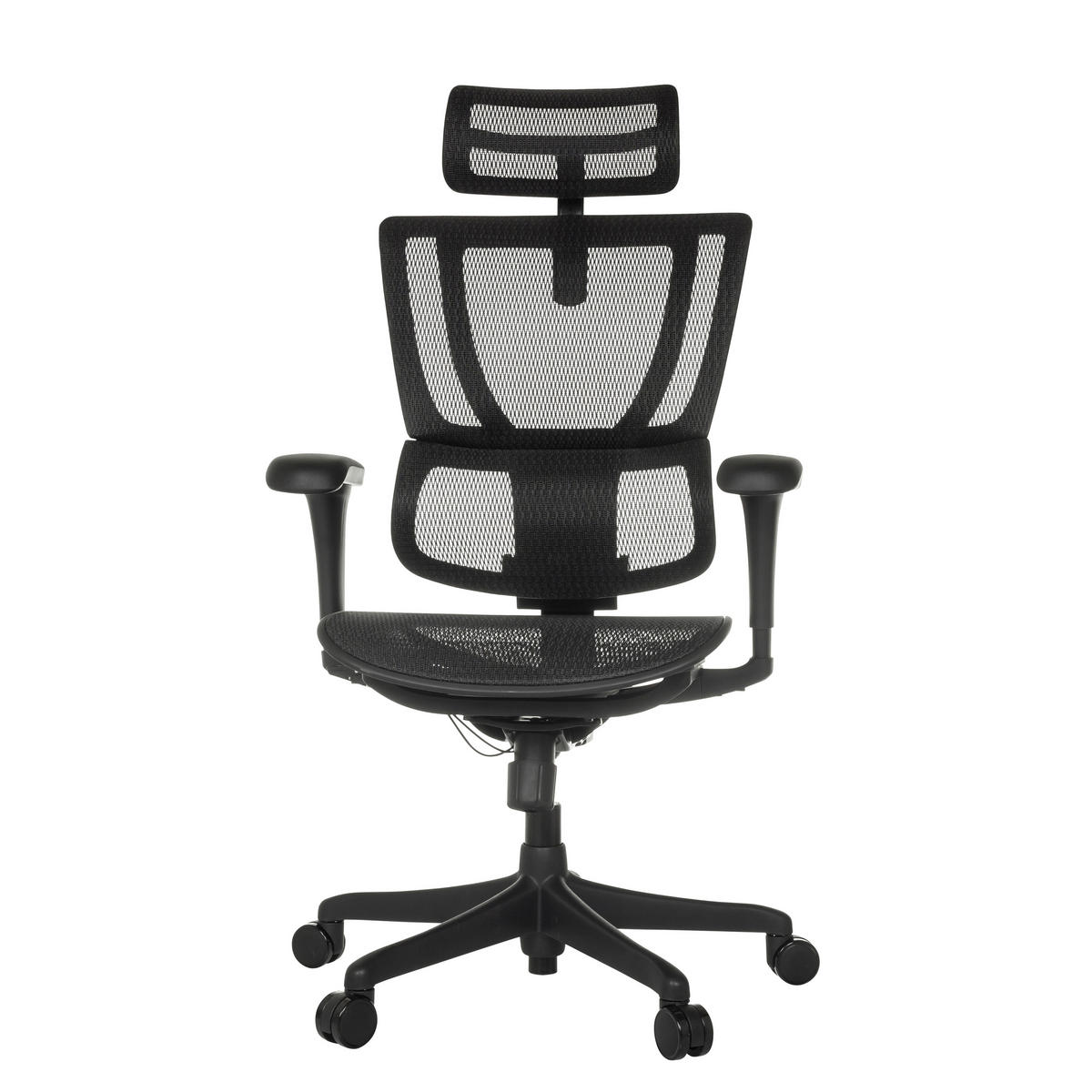 SNURRSTOL  i nät svart  - svart, Modern, textil/plast (69/112 - 134/63cm) - MID.YOU