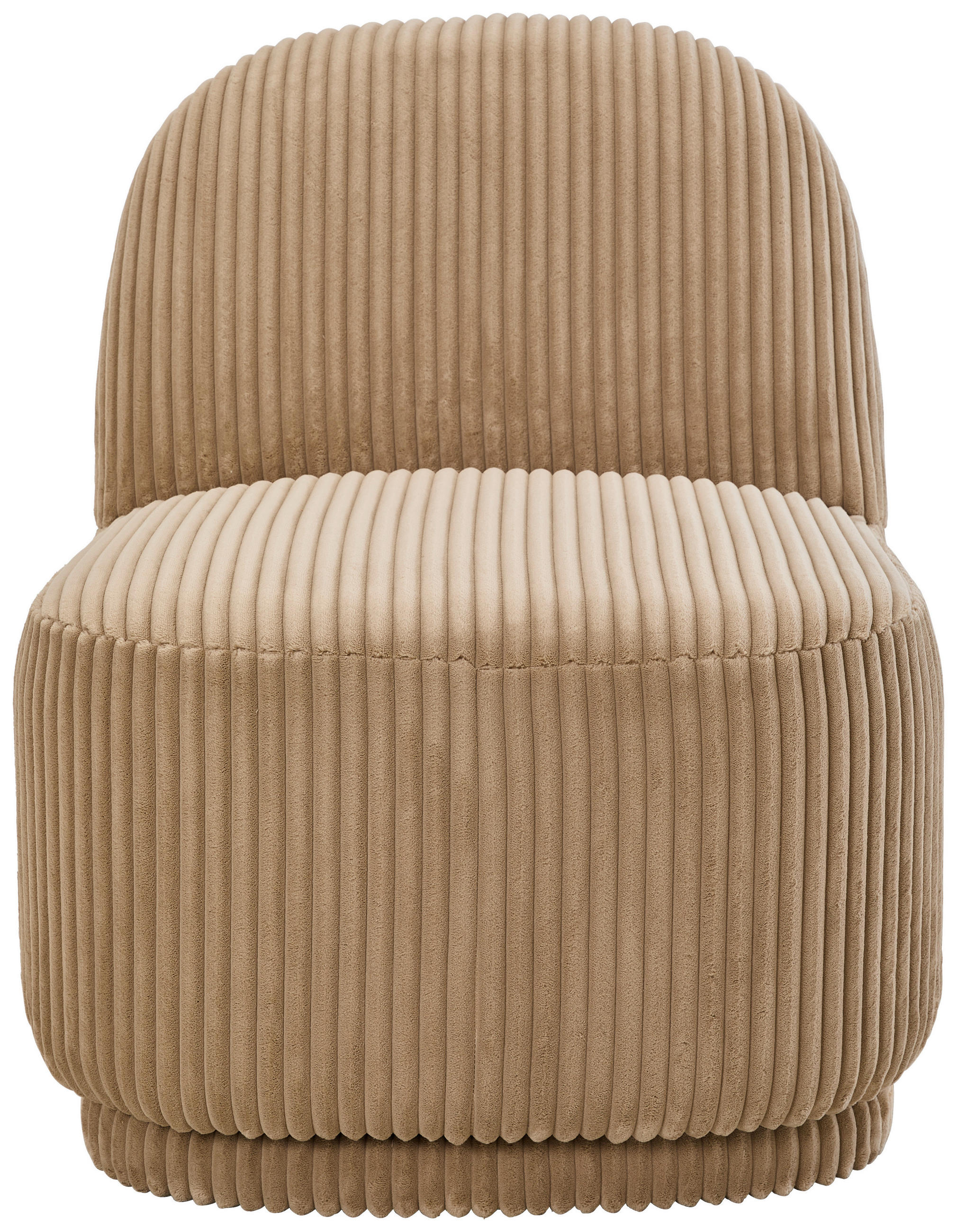 SESSEL in Cord Braun  - Braun, MODERN, Textil (62/73/74cm) - MID.YOU