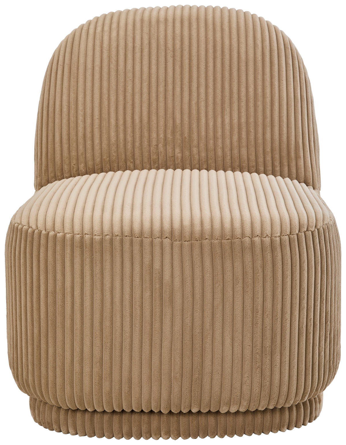 SESSEL in Cord Braun  - Braun, MODERN, Textil (62/73/74cm) - MID.YOU