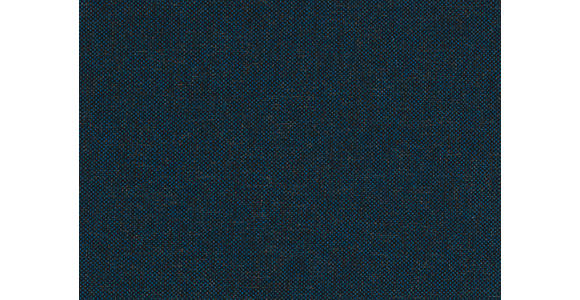 ECKSOFA in Flachgewebe Dunkelblau  - Silberfarben/Dunkelblau, KONVENTIONELL, Holz/Textil (255/186cm) - Cantus