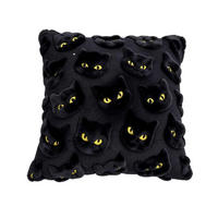 ZIERKISSEN   45/45 cm   - Schwarz, KONVENTIONELL, Textil (45/45cm) - Esposa