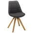 STUHL in Textil Eichefarben, Dunkelgrau - Eichefarben/Dunkelgrau, Design, Holz/Textil (49/87,5/56cm) - Carryhome STUHL in Textil Eichefarben, Dunkelgrau - Eichefarben/Dunkelgrau, Design, Holz/Textil (49/87,5/56cm) - Carryhome