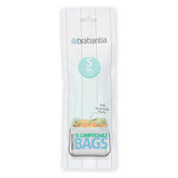 Avfallspåsar, 6L - grön, Basics, plast (6cm) - Brabantia