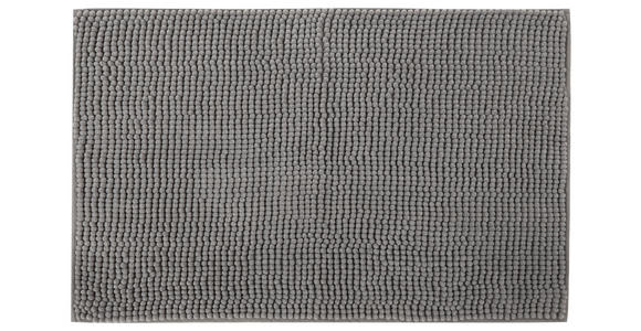 BADEMATTE 50/80 cm Anthrazit - Anthrazit, Basics, Kunststoff/Textil (50/80cm) - Boxxx