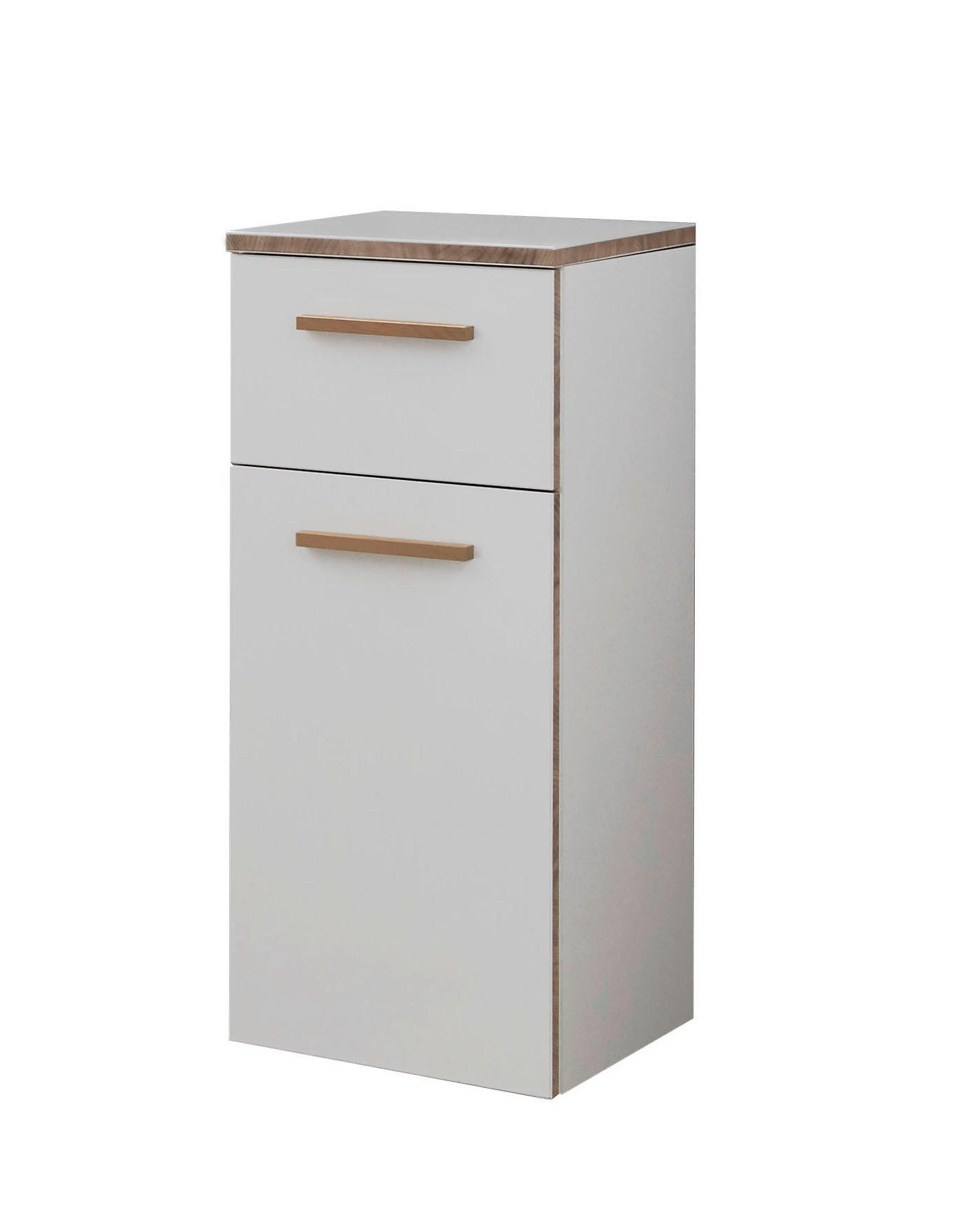 UNTERSCHRANK 30/72/33 cm   - Eichefarben/Weiß, KONVENTIONELL, Holz/Holzwerkstoff (30/72/33cm) - Xora