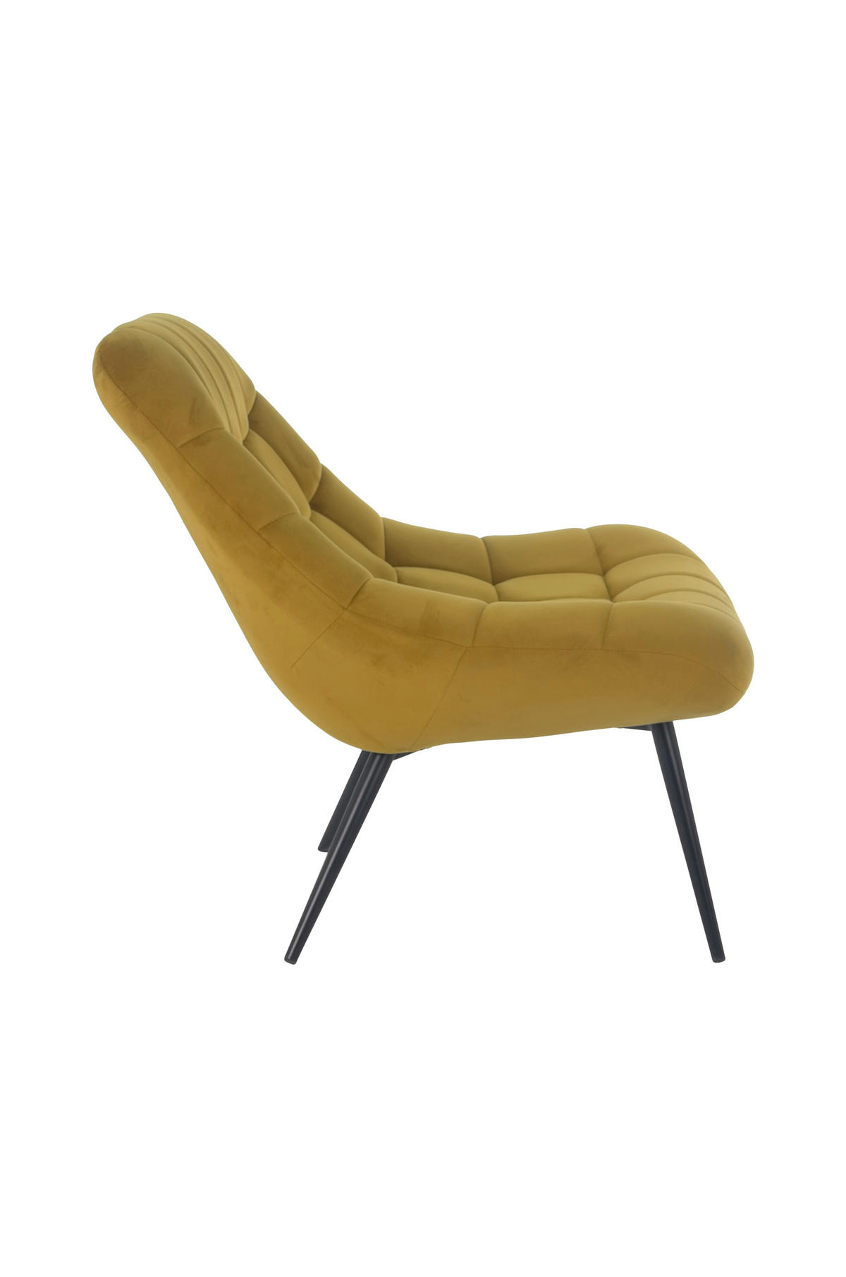 XXL-SESSEL - Gelb/Schwarz, MODERN, Textil/Metall (76/85,6/85,6cm) - Livetastic