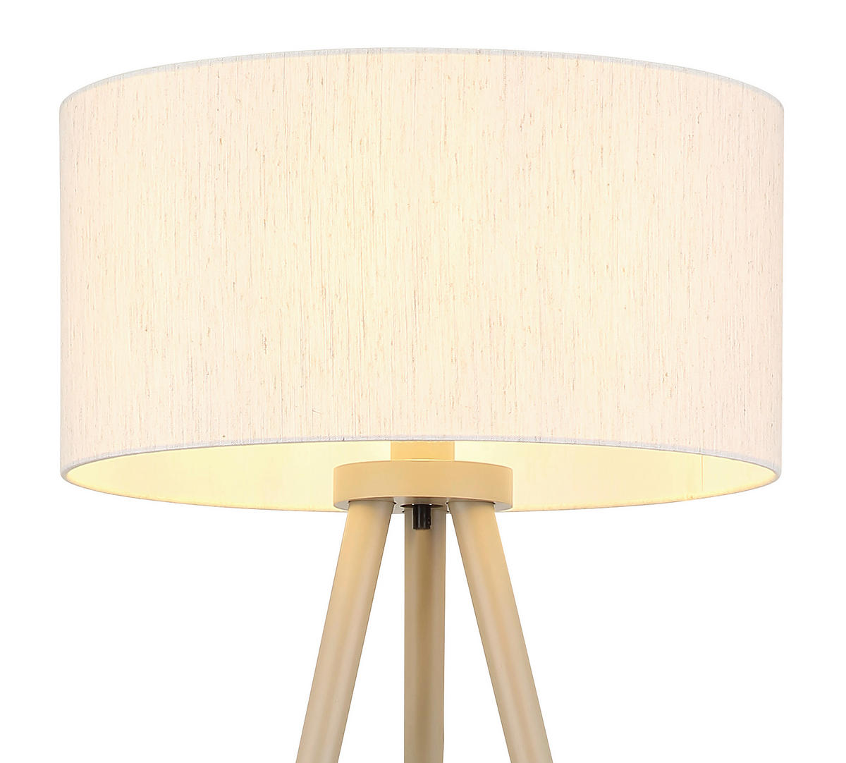 STEHLEUCHTE Stabilo 57/148 cm  - Sandfarben/Naturfarben, Natur, Holz/Textil (57/148cm) - Globo