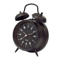 UHR Schwarz, Weiß  - Schwarz/Weiß, Design, Metall (5.50/7/16cm)