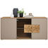 SIDEBOARD in Holz, Glas - Fango/Eichefarben, Natur, Glas/Holz (175/80,5/49cm) - Valnatura SIDEBOARD in Holz, Glas - Fango/Eichefarben, Natur, Glas/Holz (175/80,5/49cm) - Valnatura