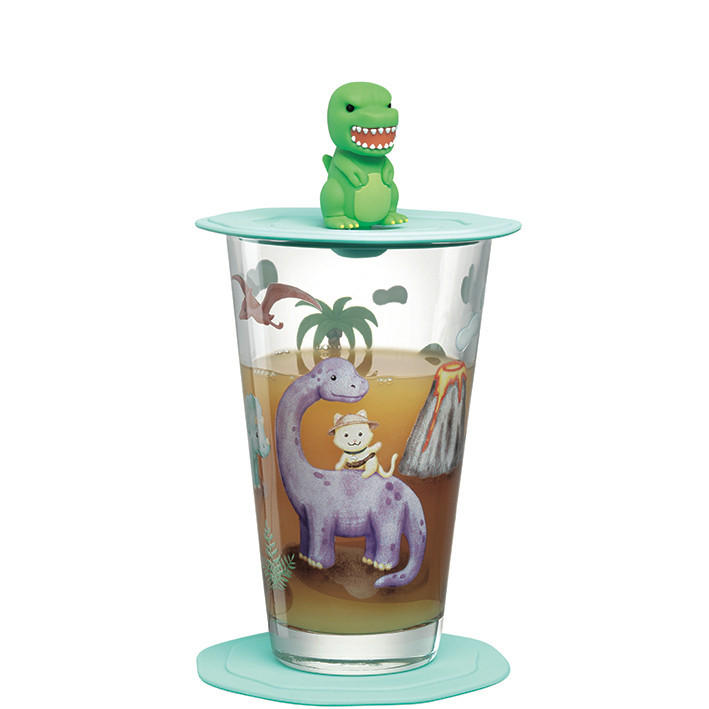 KINDERGLAS BAMBINI AVENTURA 300 ml 3-teilig  - Klar, Basics, Glas (10,7/14,20/10,7cm) - Leonardo