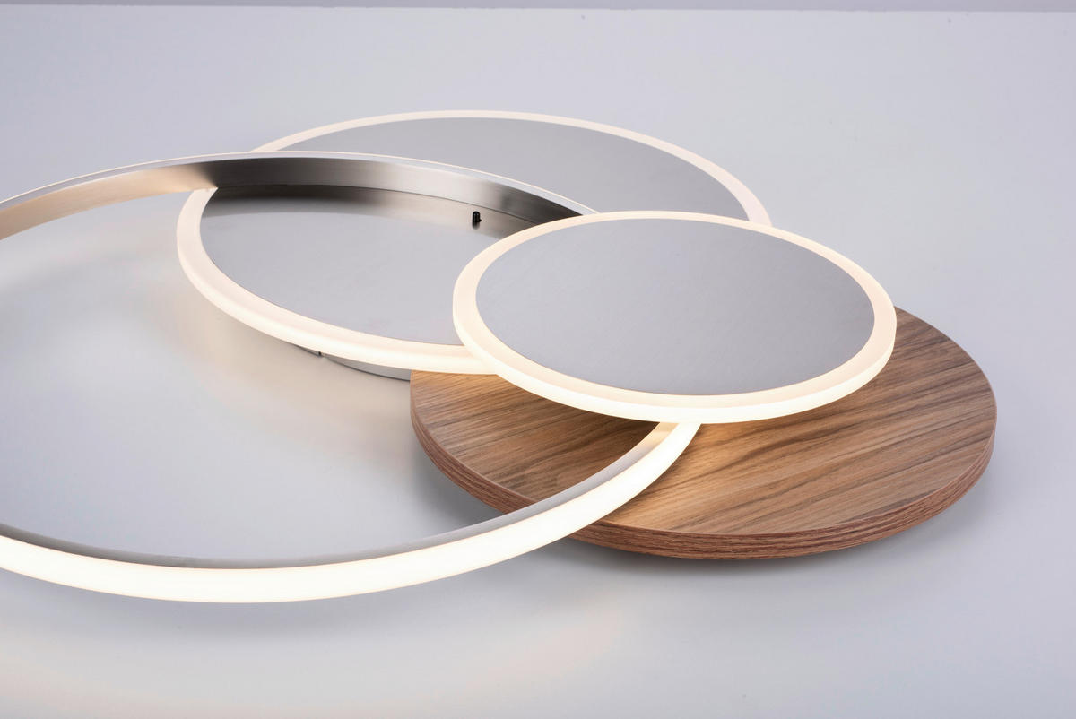 LED-DECKENLEUCHTE Palma 65/62,5/7 cm   - Design, Kunststoff/Metall (65/62,5/7cm) - Paul Neuhaus