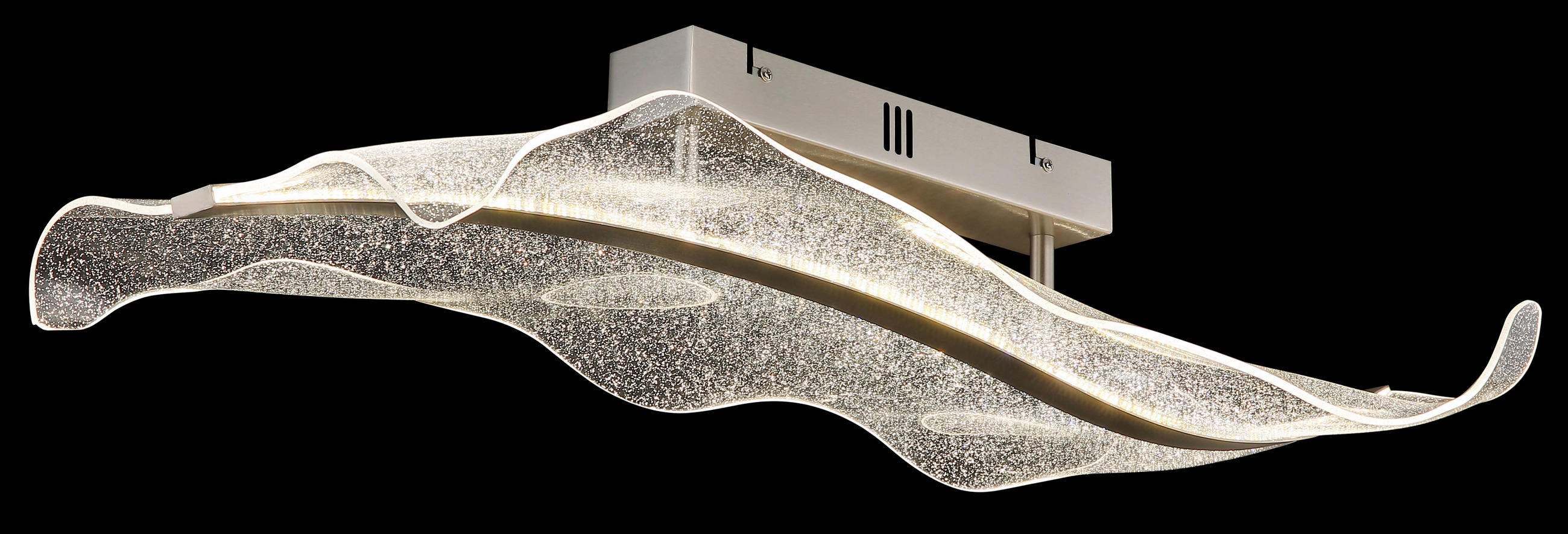 LED-TAKLAMPA 23 W 80/30/18 cm  - klar, Design, metall/plast (80/30/18cm) - Globo