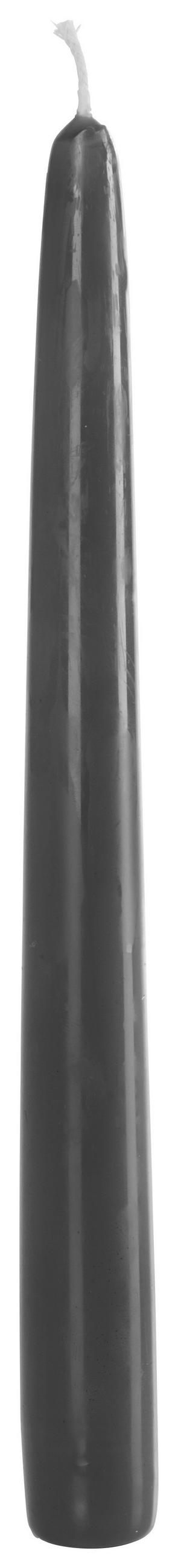  STABKERZE  - Schwarz, Basics (2,4/24cm) - Steinhart