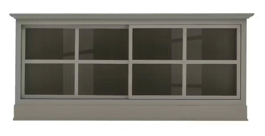 SIDEBOARD UrbanClass  in 190,5/82/49 cm  - Grau, LIFESTYLE, Glas/Holz (190,5/82/49cm) - Livetastic