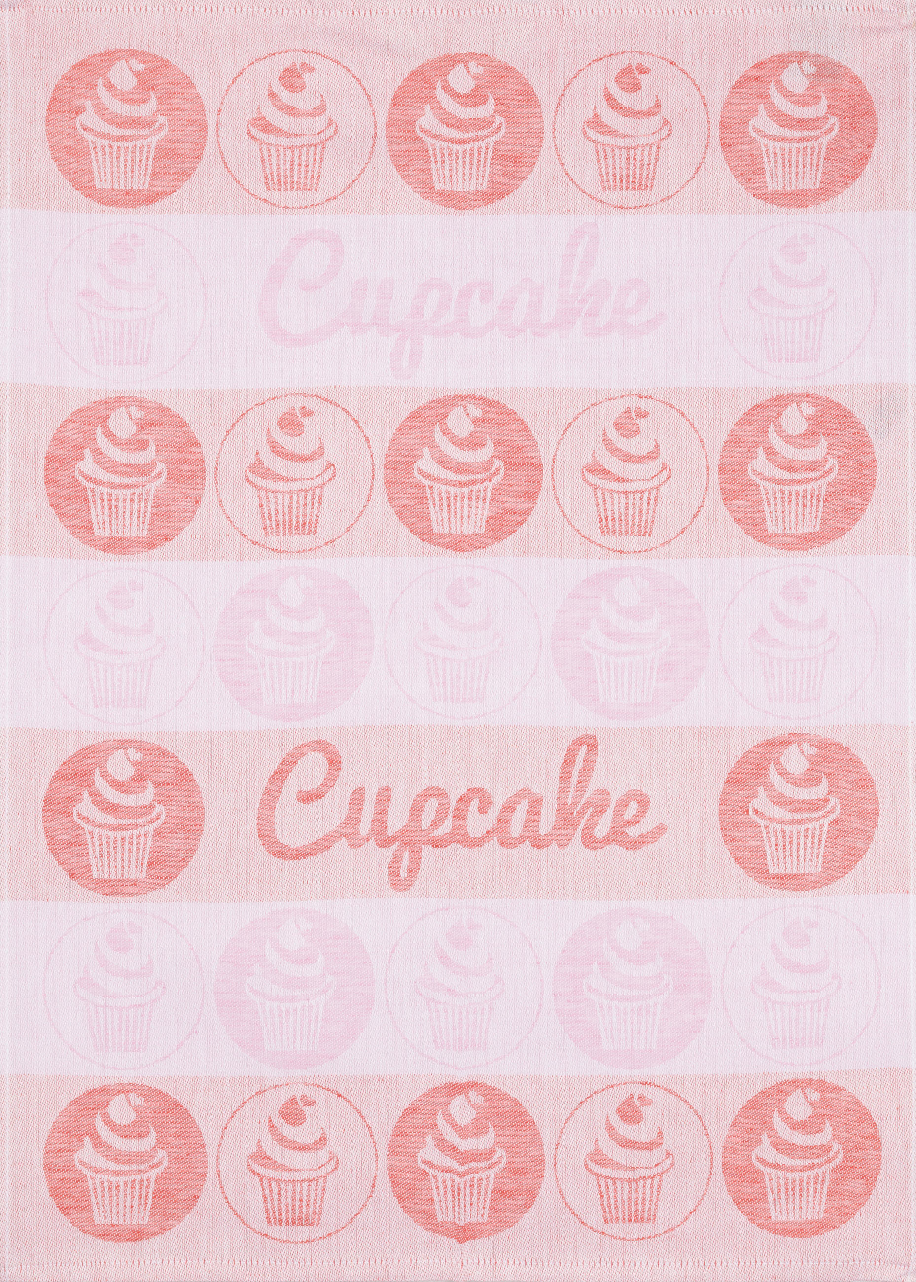 GESCHIRRTUCH Weiß, Hellrosa, Dunkelrosa  - Hellrosa/Dunkelrosa, Design, Textil (50/70cm)