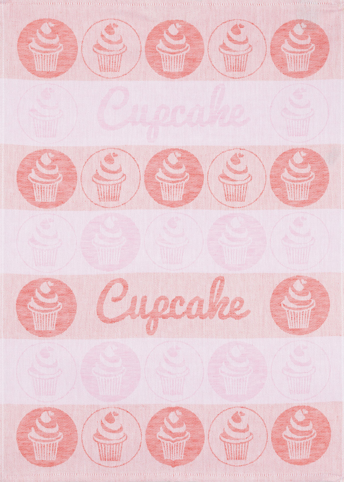 GESCHIRRTUCH Weiß, Hellrosa, Dunkelrosa  - Hellrosa/Dunkelrosa, Design, Textil (50/70cm)