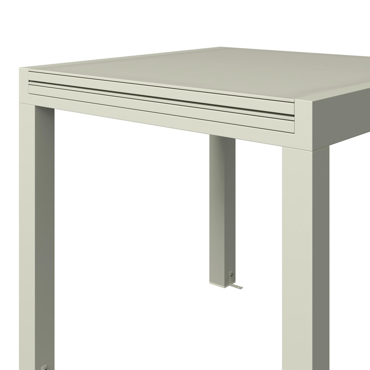 BALKONTISCH  - Beige, MODERN, Glas/Metall (160/80/75/80cm) - Ambia Garden