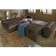 ECKSOFA in Anthrazit, Rot, Hellgrau  - Anthrazit/Rot, MODERN, Textil/Metall (192/290cm) - Carryhome