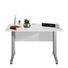 SCHREIBTISCH Alufarben, Weiß - Alufarben/Weiß, Design, Metall (120/80cm) SCHREIBTISCH Alufarben, Weiß - Alufarben/Weiß, Design, Metall (120/80cm)