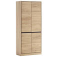 AKTENSCHRANK Asteiche Eiche Bianco  - Eiche Bianco, KONVENTIONELL, Holz/Holzwerkstoff (86/198/40cm) - Linea Natura