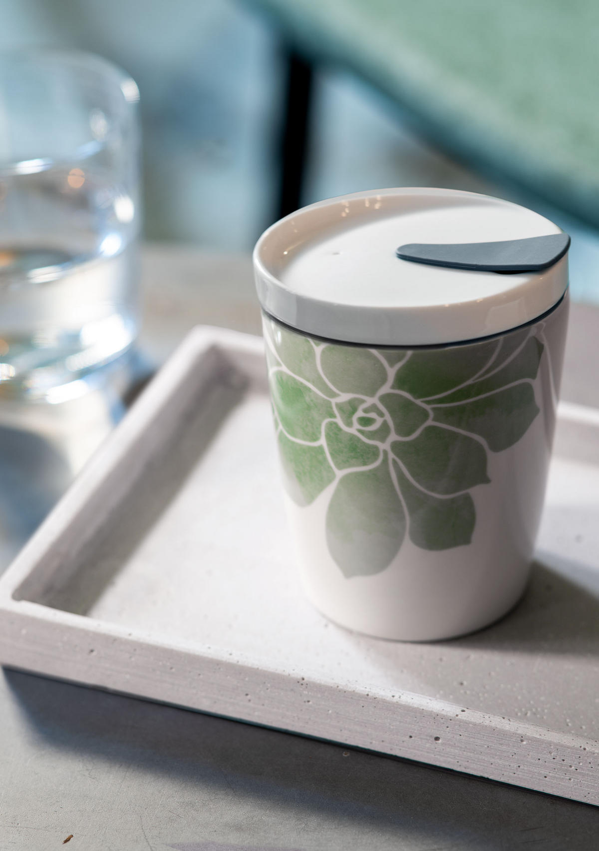 COFFEE-TO-GO-BECHER TO GO, TO STAY 0,29 L  - Beige/Weiß, Basics, Keramik/Kunststoff (290ml) - like.Villeroy & Boch
