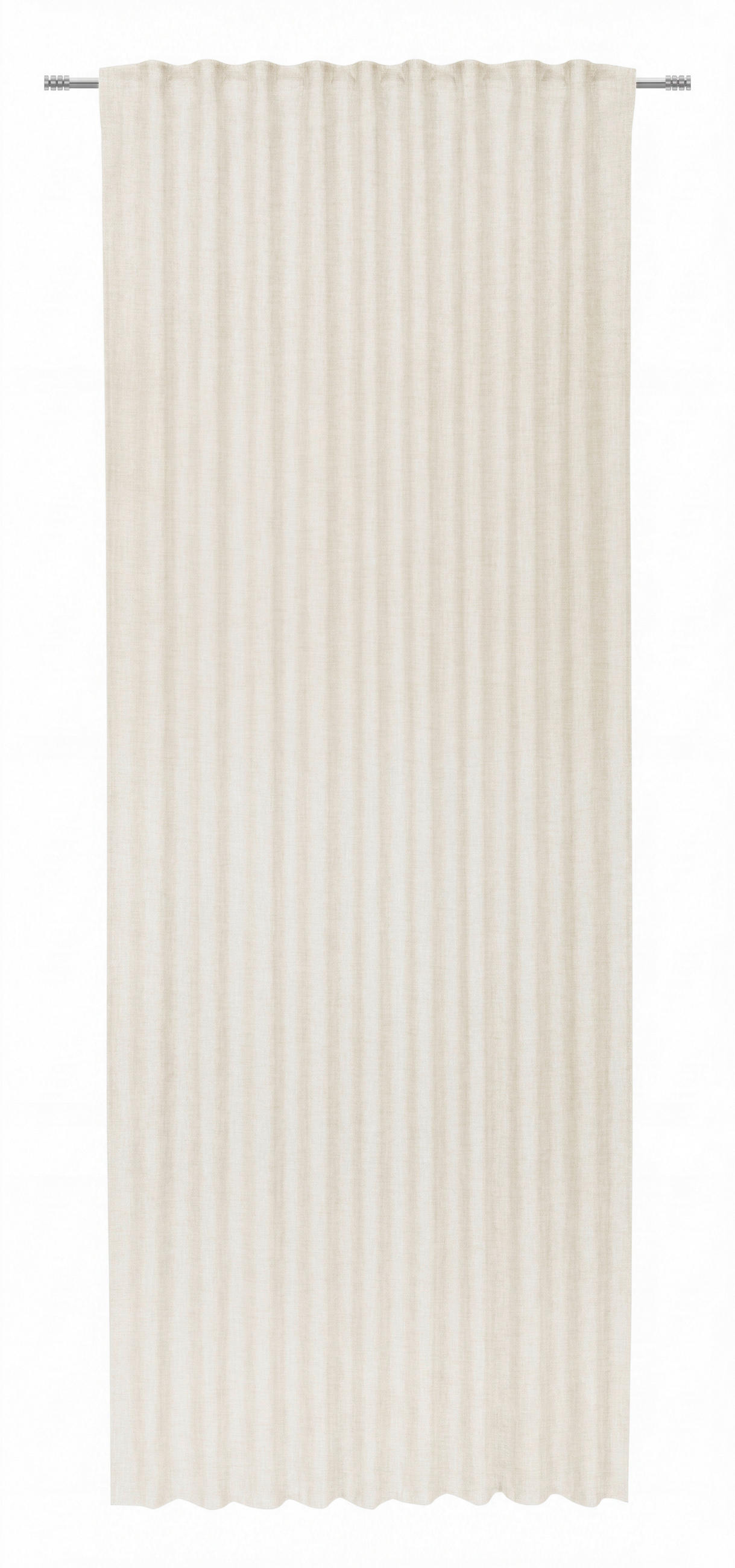 FERTIGVORHANG halbtransparent  - Sandfarben, Basics, Textil (135/245cm) - Esposa