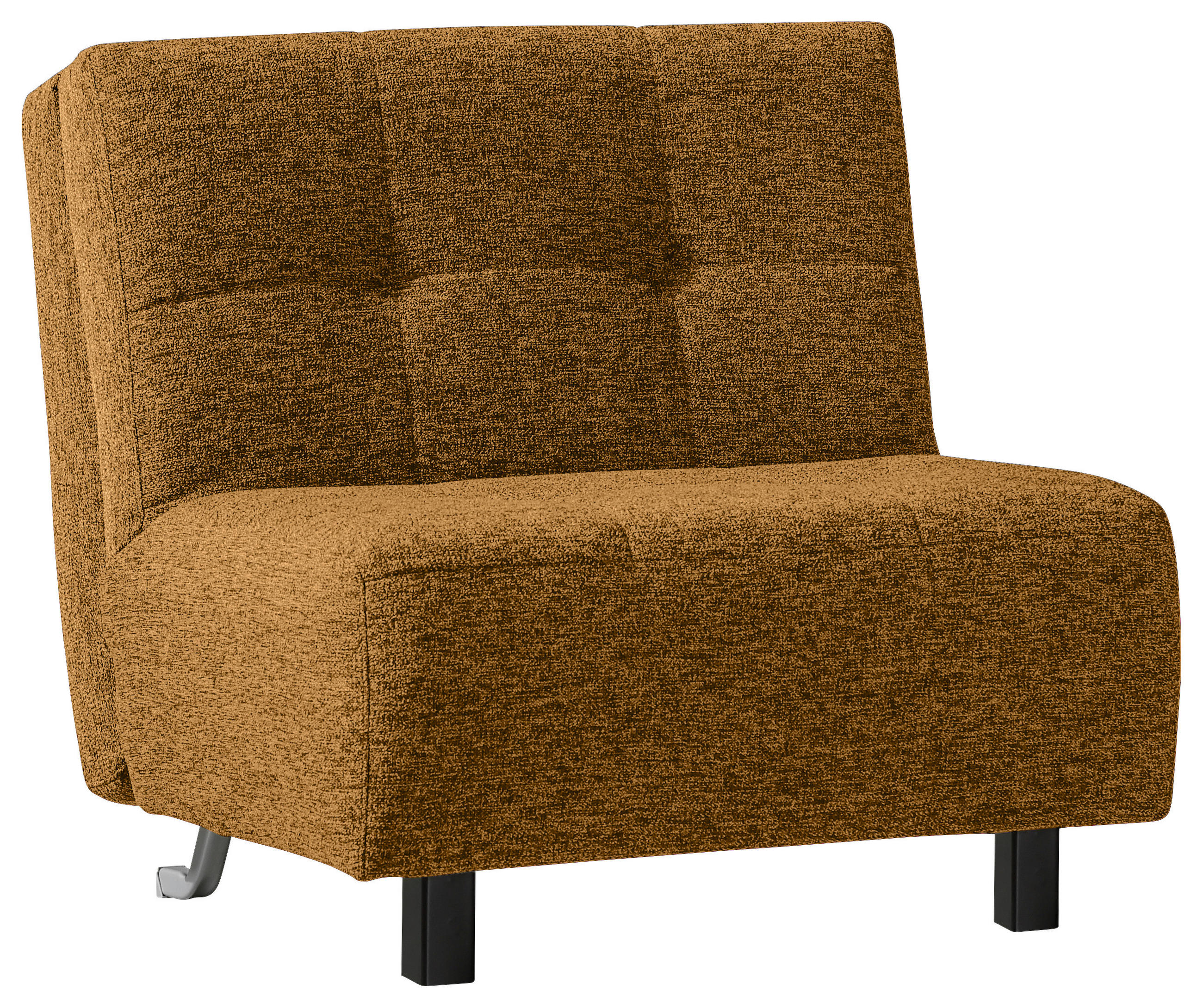 Novel ROZKLADACIE KRESLO, textil, žltá