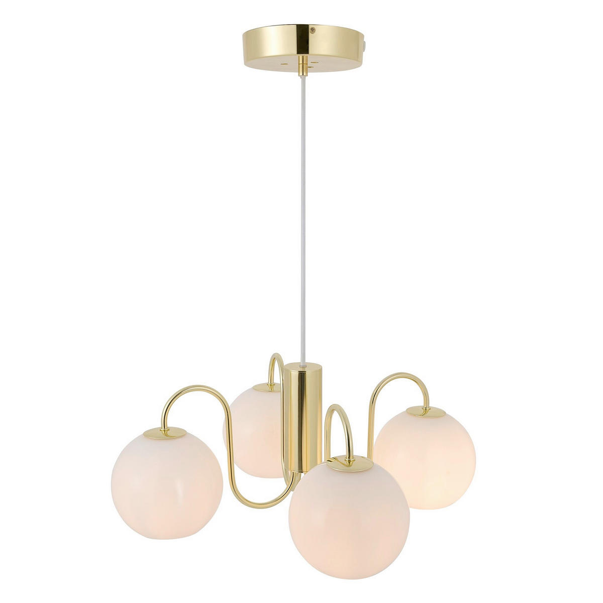 PENDELLEUCHTE Franca 19.5/46/46 cm  - Messingfarben, Design, Metall (19.5/46/46cm) - Nordlux