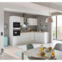 ECKKÜCHE 270/165 cm  in Weiß, Eiche Artisan  - Chromfarben/Weiß, Basics, Holzwerkstoff/Metall (270/165cm) - MID.YOU