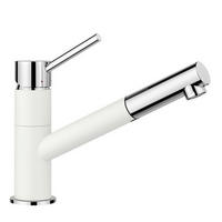 KÜCHENARMATUR 527650  - Chromfarben/Weiß, Basics, Metall (5,5/19,1/25,5cm) - Blanco