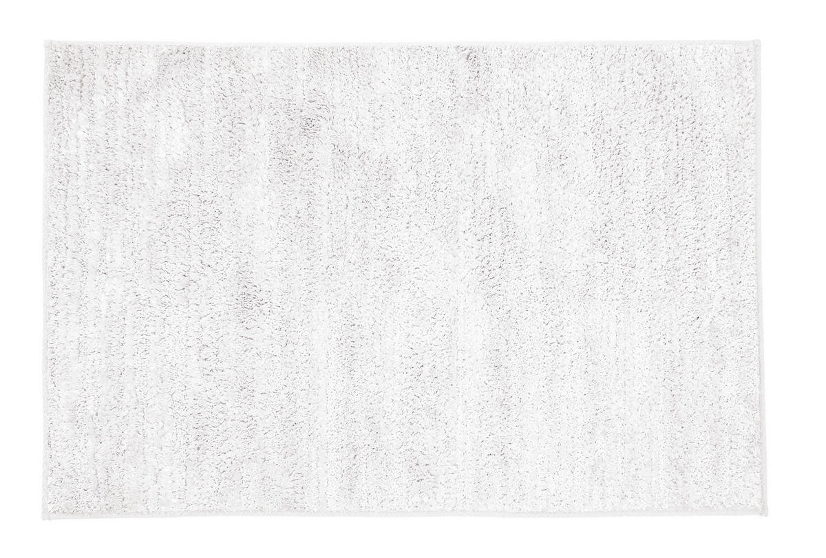 KOPALNIŠKA PREPROGA GLOW  bela 55/65 cm  - bela, Basics, umetna masa/tekstil (55/65cm) - Kleine Wolke