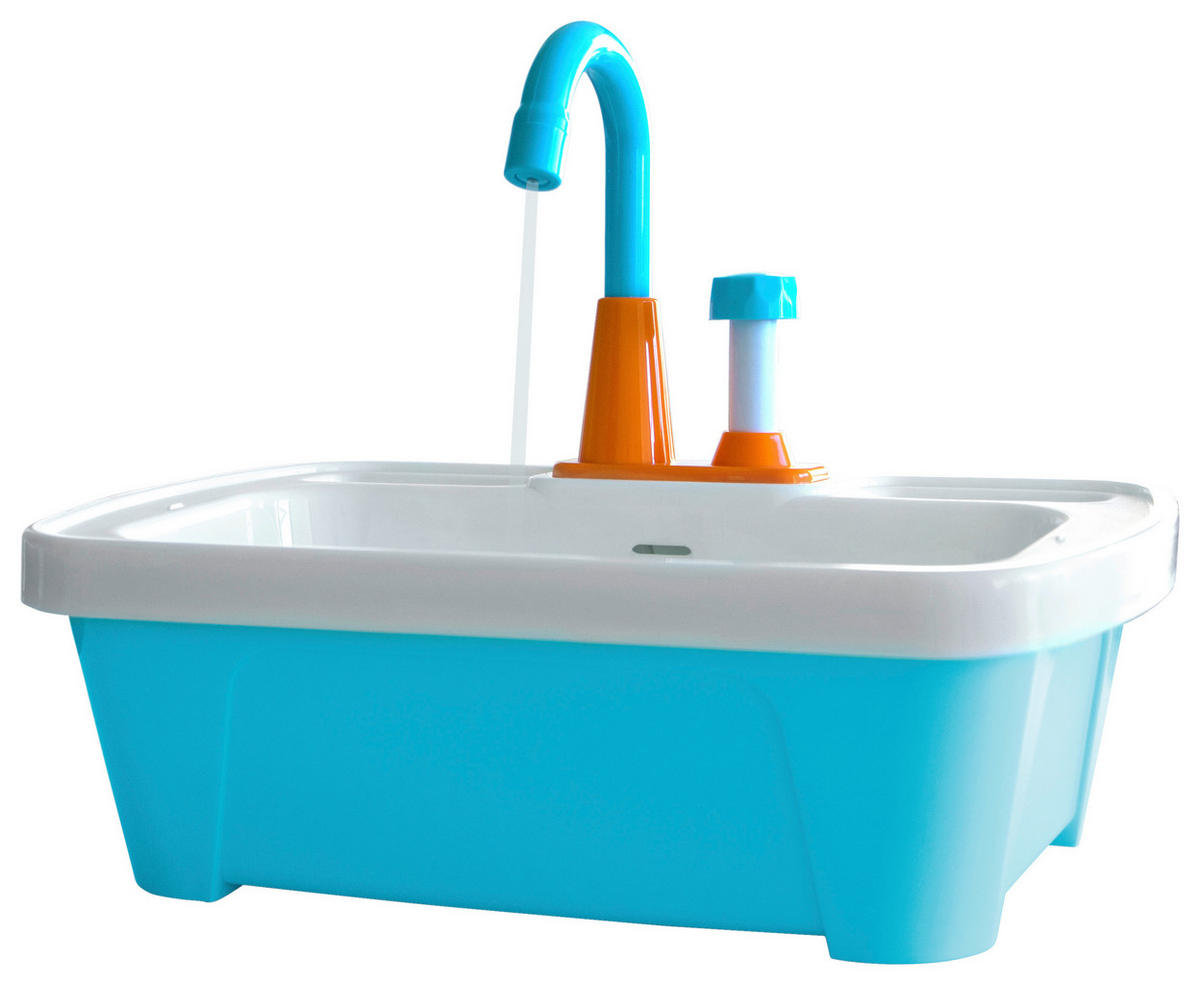 TILLBEHÖR LEKSAKSKÖK - vit/blå, Klassisk, plast (40/30/26cm)