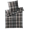 BETTWÄSCHE Checks Makosatin 200/200 cm  - Dunkelgrau/Hellgrau, Basics, Textil (200/200cm) - Joop!