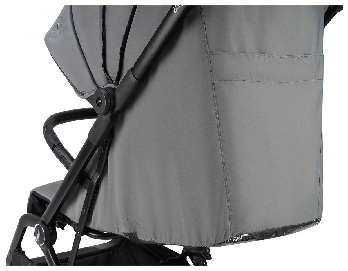 BUGGY Boogy 2 Monster  - Hellgrau/Schwarz, Basics, Textil/Metall (51/105/84,5cm) - Osann