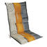 SESSELAUFLAGE Streifen - Anthrazit/Naturfarben, Design, Textil (50/9/120cm)