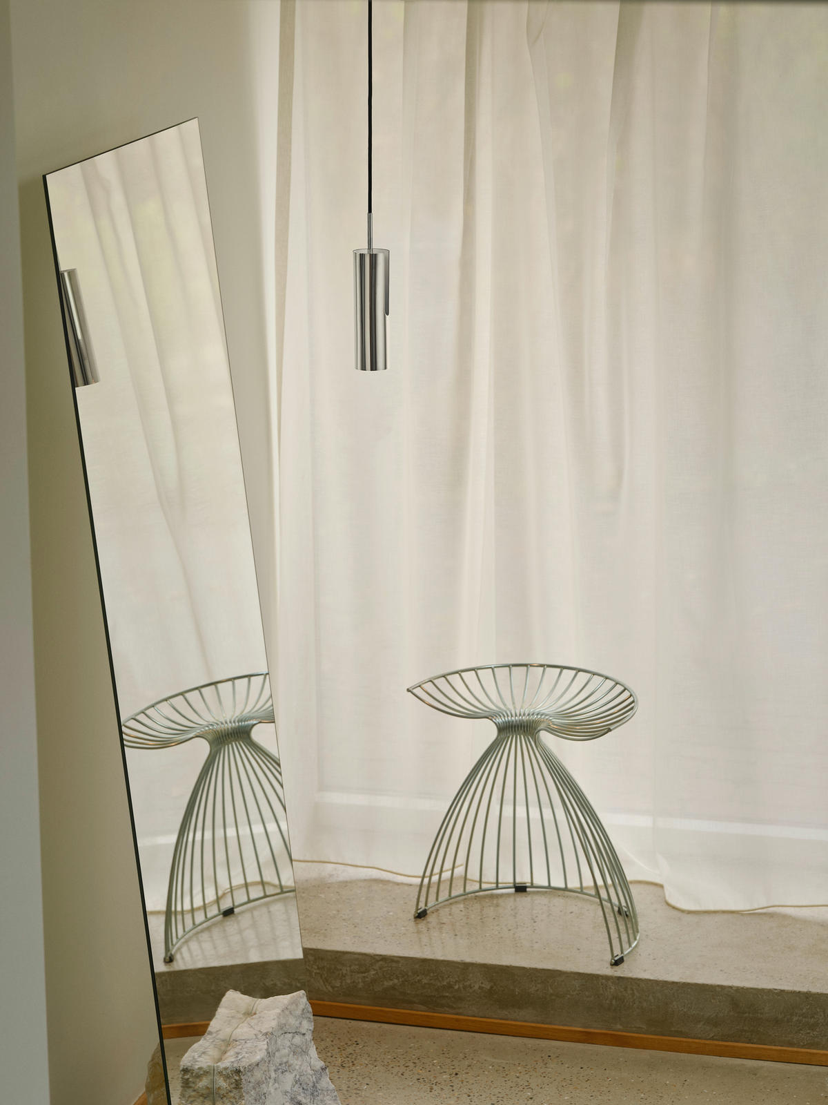 PENDELLEUCHTE Mib 6/6/20 cm  - Chromfarben, Design, Metall (6/6/20cm) - Nordlux