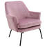 SESSEL in Textil Altrosa - Schwarz/Altrosa, Trend, Textil/Metall (58/82/50cm) - Ambia Home SESSEL in Textil Altrosa - Schwarz/Altrosa, Trend, Textil/Metall (58/82/50cm) - Ambia Home