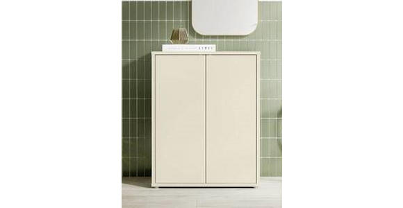 SCHUHSCHRANK Alice Springs  in 74,5/99,1/34,9 cm  - Sandfarben/Grau, MODERN, Holzwerkstoff/Kunststoff (74,5/99,1/34,9cm) - Xora