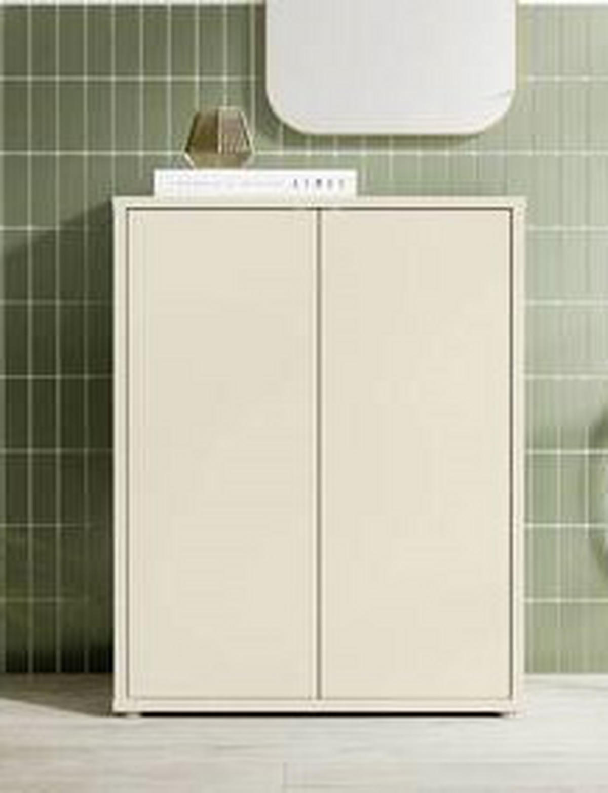 SCHUHSCHRANK Alice Springs  in 74,5/99,1/34,9 cm  - Sandfarben/Grau, MODERN, Holzwerkstoff/Kunststoff (74,5/99,1/34,9cm) - Xora