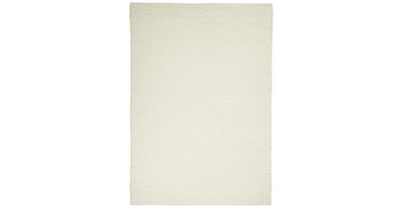 HANDWEBTEPPICH 170/230 cm Weiß - Weiß, Basics, Naturmaterialien (170/230cm) - Linea Natura